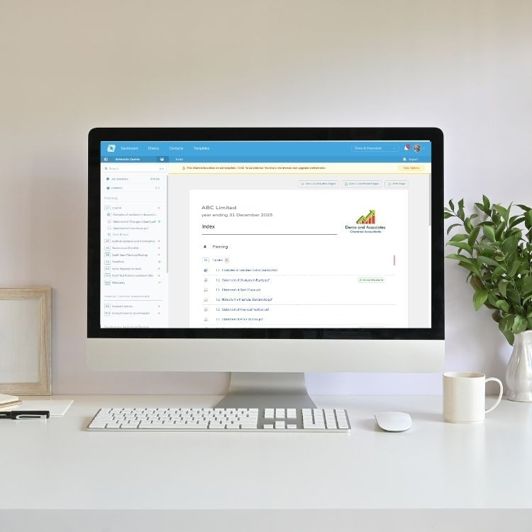 Audit Assistant running on an iMac